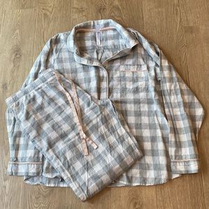 Gilligan OMalley Plaid Flannel Pajama set